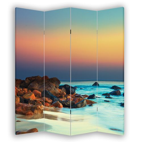 P0304 Decorative Screen Room divider Sunset over the sea (3,4,5 or 6 panels)
