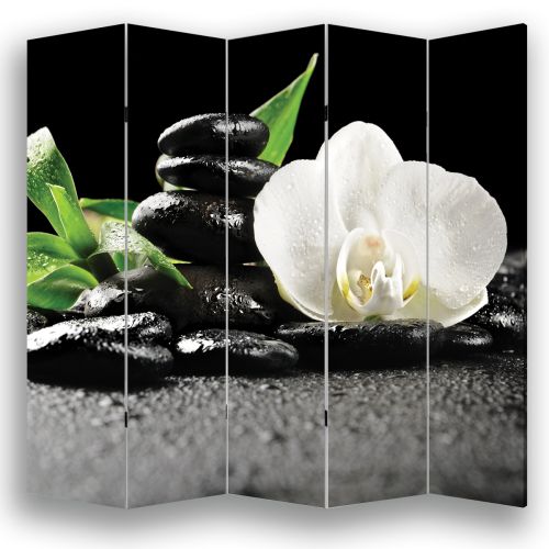 P0355 Decorative Screen Room divider White orchid (3,4,5 or 6 panels)