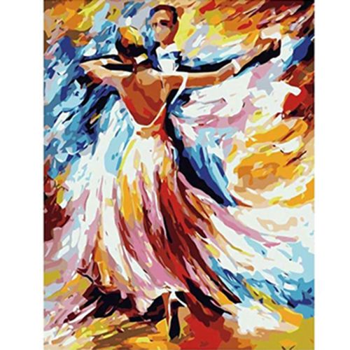 W3747 Paint by numbers set Love dance