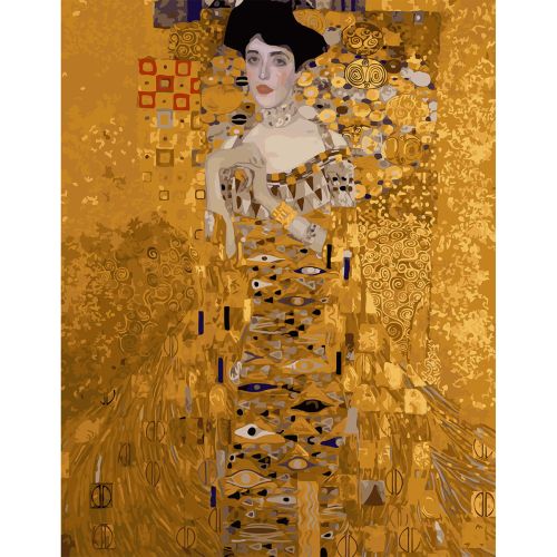 W606 Paint by numbers set Portrait of Adele Bloch-Bauer I