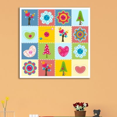 0190  Colorful wall art decoration for kids 
