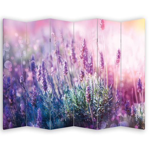 P0443 Decorative Screen Room divider Lavender (3,4,5 or 6 panels)