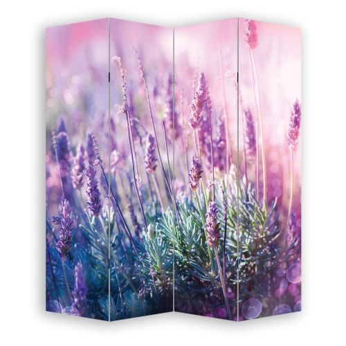 P0443 Decorative Screen Room divider Lavender (3,4,5 or 6 panels)