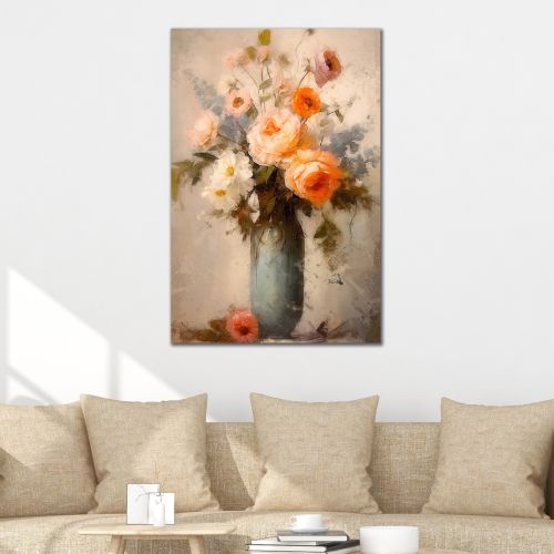 0959 Wall art decoration Flowers in a vase