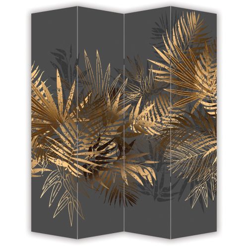 P0835 Decorative Screen Room divider Golden leaves (3,4,5 or 6 panels)