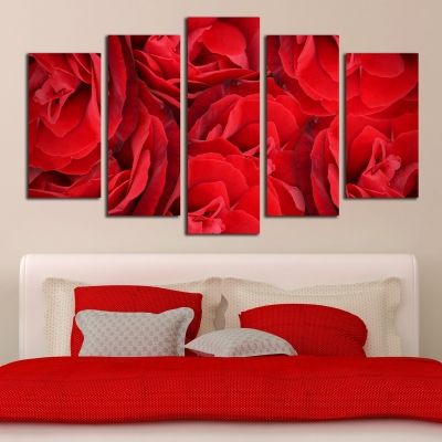 wall decoration panels with roses