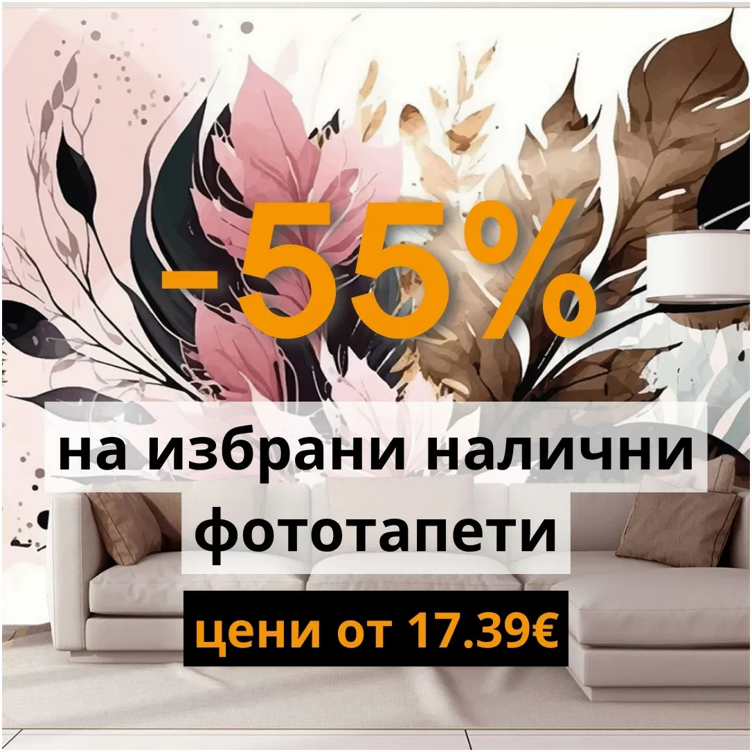 -55% на избрани модели фототапети