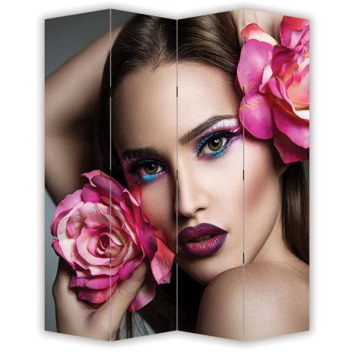 P7018 Decorative Screen Room divider Art makeup (3,4,5 or 6 panels)