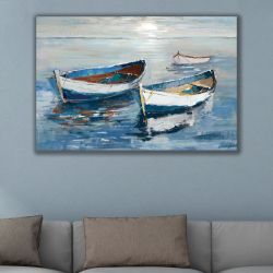 1130 Wall art decoration Quiet Harbor - Abstract Seascape