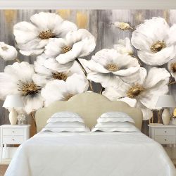 T0975 Wallpaper Art flowers