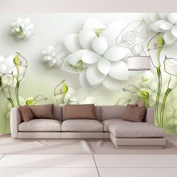 T9019 Wallpaper 3D Magnolia