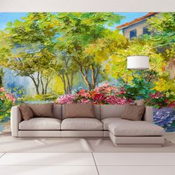 T9041 Wallpaper Art colorful landscape 