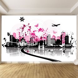 T9049 Wallpaper Modern city