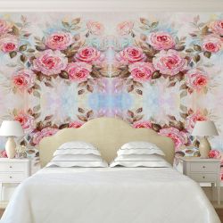 T9060 Wallpaper Vintage roses