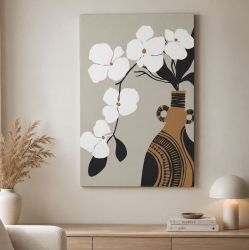 1163 Wall art decoration Silent elegance with orchid