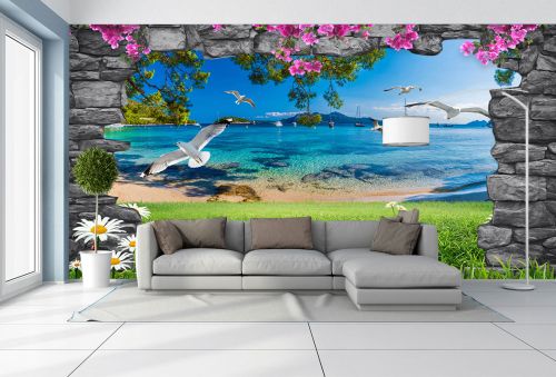 T9087 Wallpaper Fabulous sea view