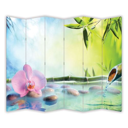 P0863 Decorative Screen Room divider Zen composition (3,4,5 or 6 panels)