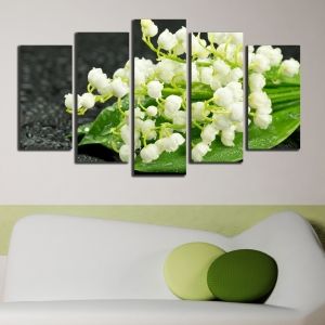 0161 Wall art decoration (set of 5 pieces) May-lily