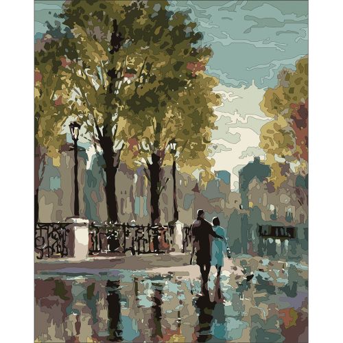 W2474 Paint by numbers set Night landscapq