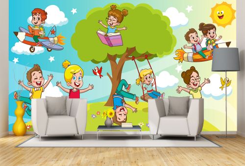 T9243 Wallpaper Happy kids