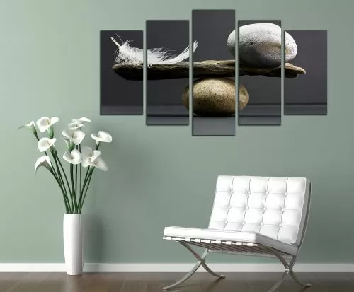 Пано от 5 части Баланс за хол