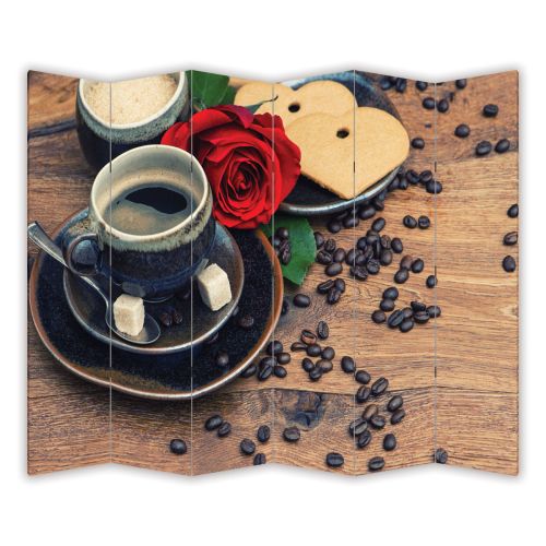 P0500 Декоративен параван Композиция с кафе (3, 4 , 5 или 6 части)