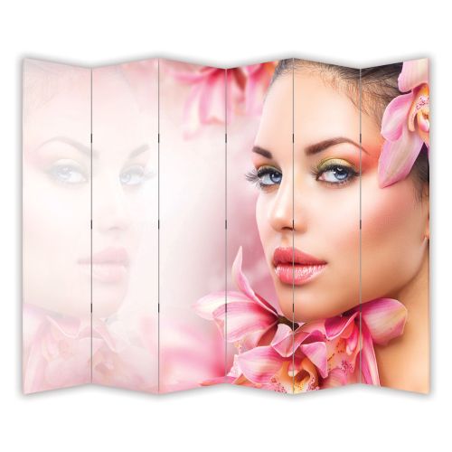 P0149 Decorative Screen Room devider Pretty woman (3,4,5 or 6 panels)