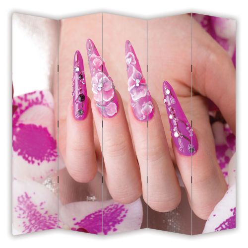 P7015 Decorative Screen Room divider Floral art manicure (3,4,5 or 6 panels)