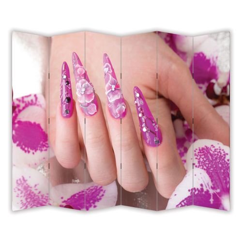 P7015 Decorative Screen Room divider Floral art manicure (3,4,5 or 6 panels)