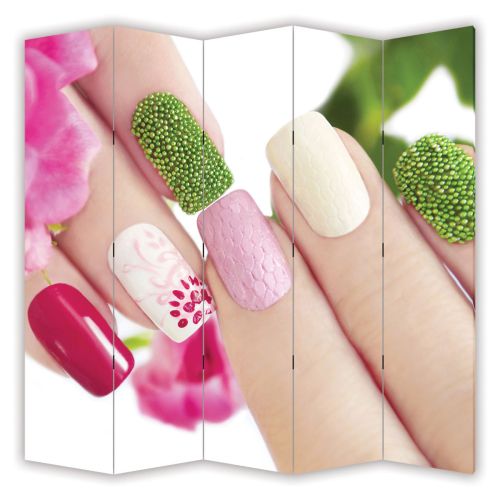 P7016 Decorative Screen Room divider Floral manicure (3,4,5 or 6 panels)