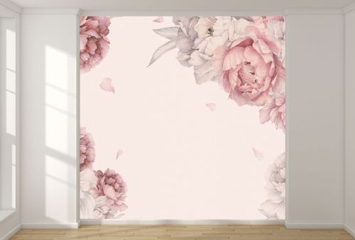 T9342 Wallpaper Pink peonies