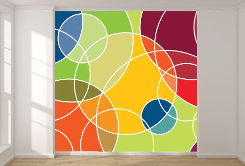 T9345 Wallpaper Colorful circles
