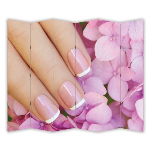 P7017 Decorative Screen Room divider Gentle French manicure (3,4,5 or 6 panels)