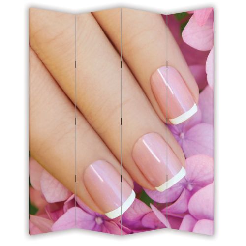 P7017 Decorative Screen Room divider Gentle French manicure (3,4,5 or 6 panels)