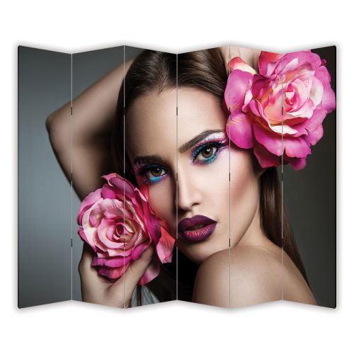 P0149 Decorative Screen Room devider Pretty woman (3,4,5 or 6 panels)