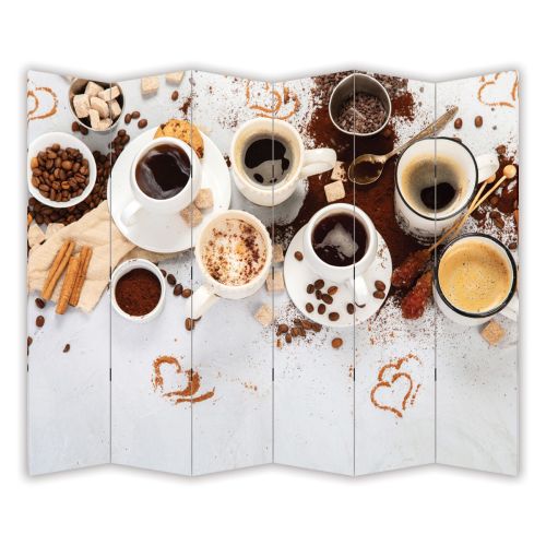 P9355 Decorative Screen Room divider Aromatic coffee (3,4,5 or 6 panels)