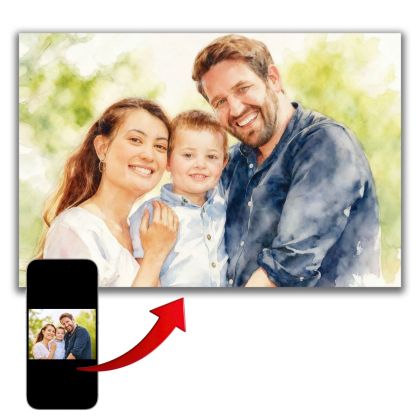 1121 АКВАРЕЛ от снимка - Спомен, който остава завинаги