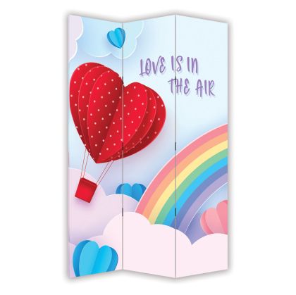 P9118 Decorative Screen Room divider Love is in the air (3,4,5 or 6 panels)