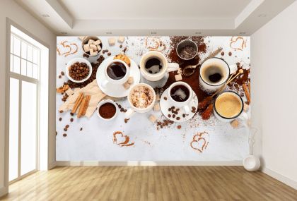 T9355 Wallpaper Aromatic coffee