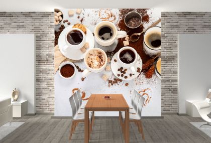 T9355 Wallpaper Aromatic coffee