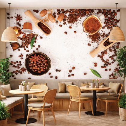 T9356 Wallpaper The secrets of aromatic coffee