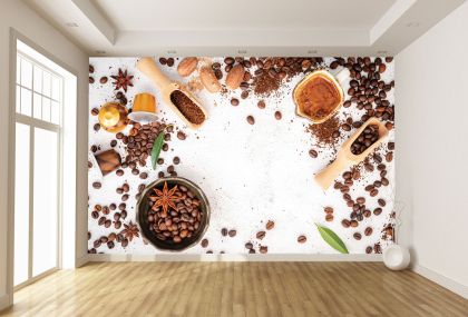 T9356 Wallpaper The secrets of aromatic coffee