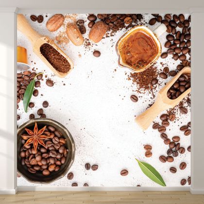 T9356 Wallpaper The secrets of aromatic coffee