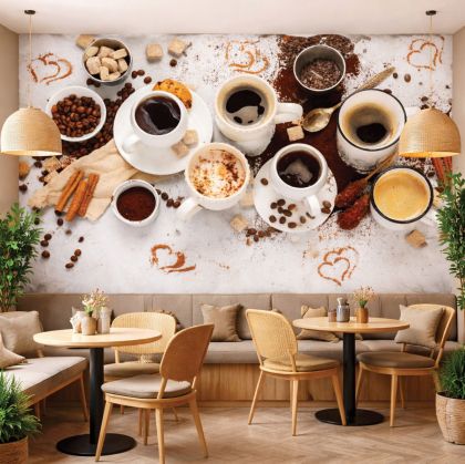 T9355 Wallpaper Aromatic coffee