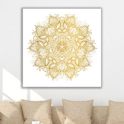 1138 Wall art decoration Golden Mandala