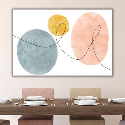 1151 Wall art decoration Dance of Shapes - Abstraction