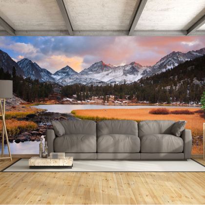 T0732 Wallpaper Мountain landscape