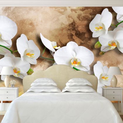 T0998 Wallpaper 3D Orchids