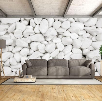 T9143 Wallpapper White stones