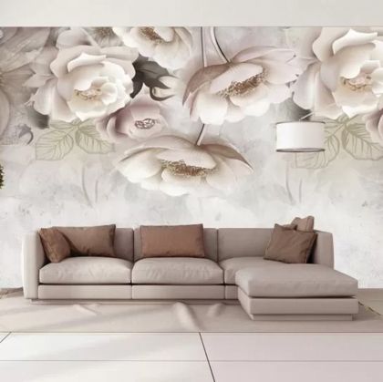 T9161 Wallpaper 3D Vintage flowers